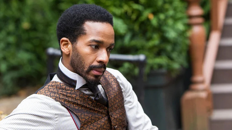 André Holland looking distraught as Dr. Algernon C. Edwards on The Knick