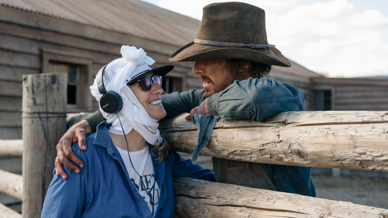 Jane Campion and Benedict Cumberbatch on the Power of the Dog set