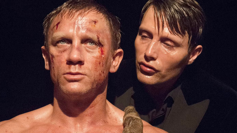 Daniel Craig and Mads Mikkelsen in Casino Royale