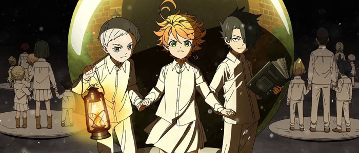 The Promised Neverland anime character headshots