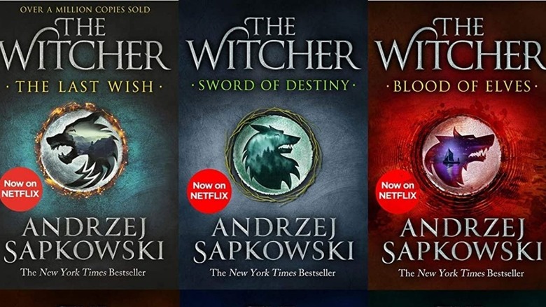 The first three books in The Witcher series, The Last Wish, Sword of Destiny and Blood of Elves