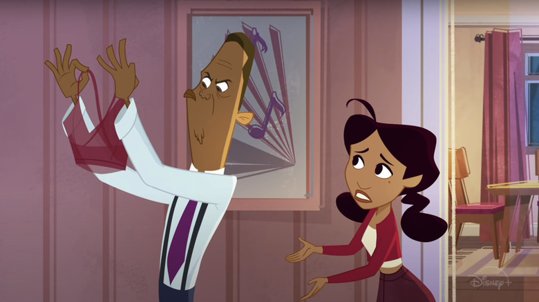 Oscar and Penny Proud in The Proud Family: Louder And Prouder