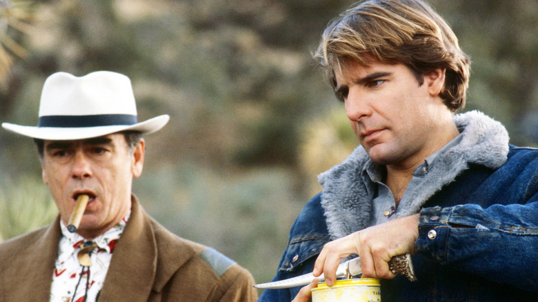 Dean Stockwell and Scott Bakula in Quantum Leap