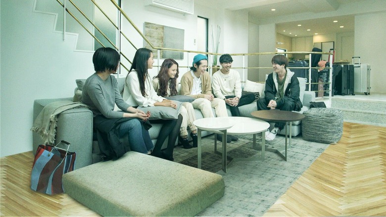 Stream terrace top house