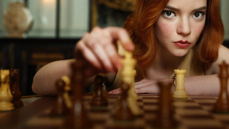 Anya Taylor Joy in The Queen's Gambit