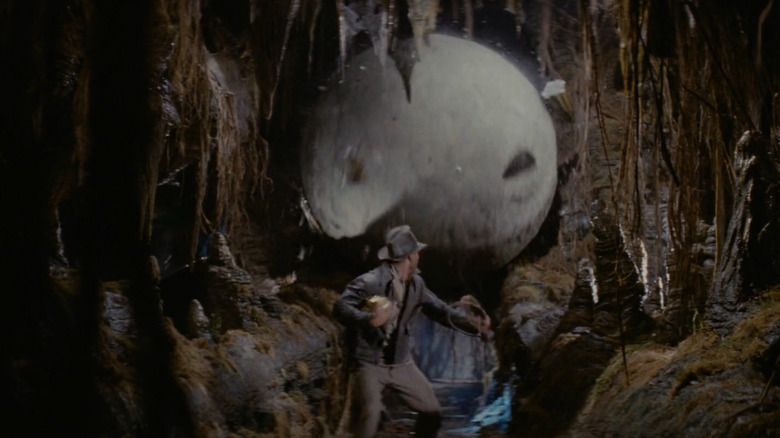 Harrison Ford and his inanimate but still very heavy co-star