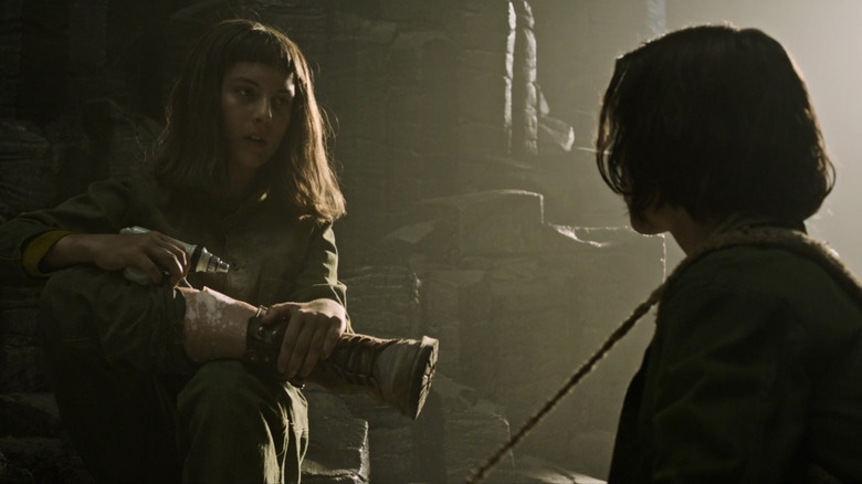 Still from Raised by Wolves