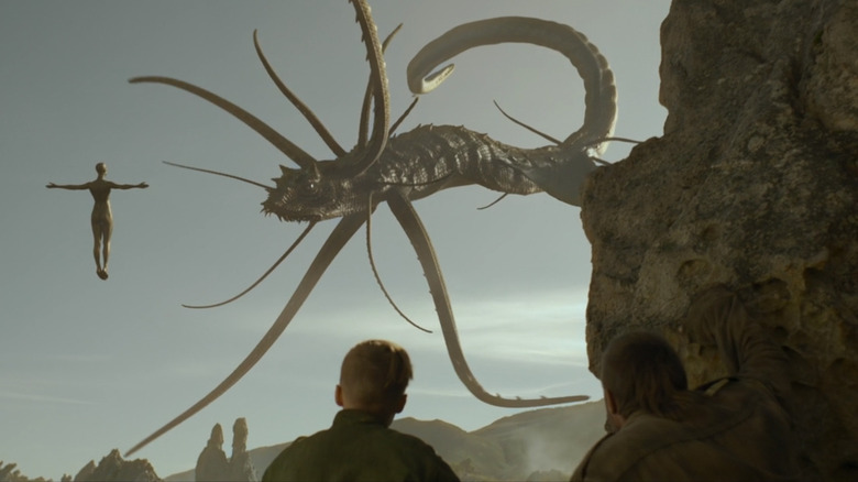 Still from Raised by Wolves