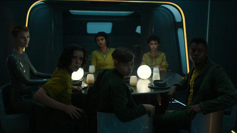 Still from Raised by Wolves