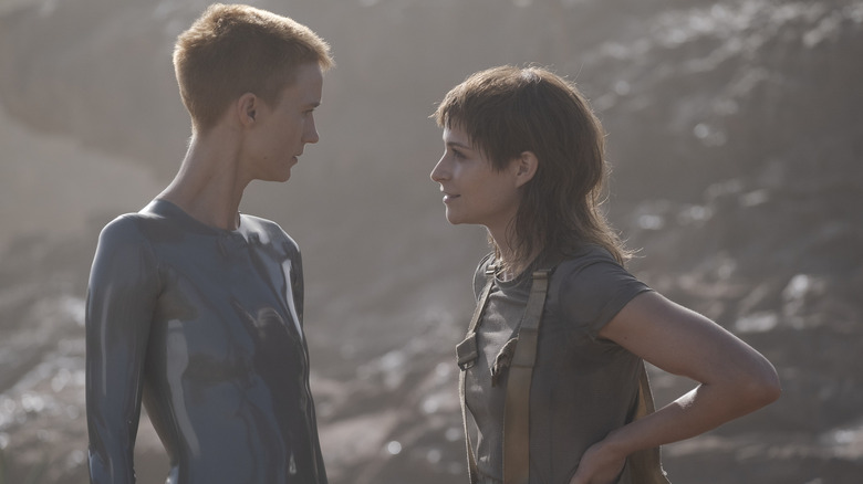 Still from Raised by Wolves