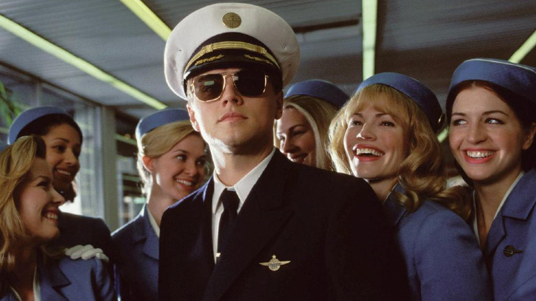 Frank pretending to be a pilot in Catch Me If You Can