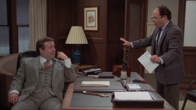 George tells his boss in an episode of Senefield