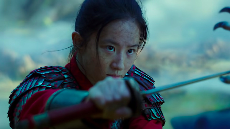 Yifei Liu as Mulan in Disney's live action remake