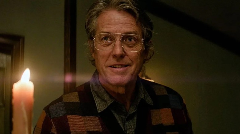 Hugh Grant wearing glasses as Mr. Reed in Heretic