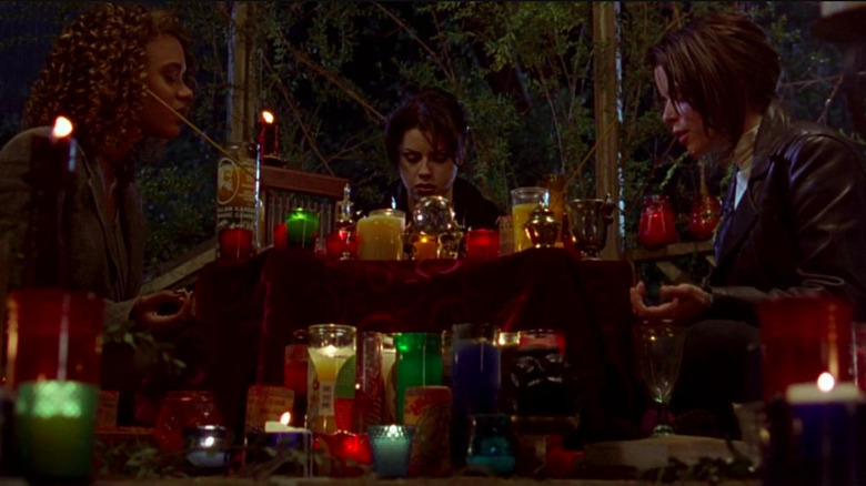 Rochelle, Nancy, and Bonnie Practice Magic