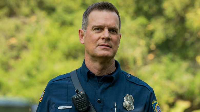 Peter Krause looks distinguished in uniform as Bobby Nash in 9-1-1