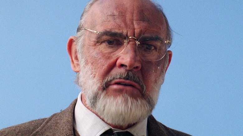 Henry Jones looking sad in Indiana Jones and the Last Crusade