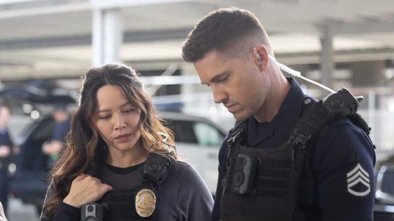 Lucy Chen and Tim Bradford are the primary focus on The Rookie Season 7