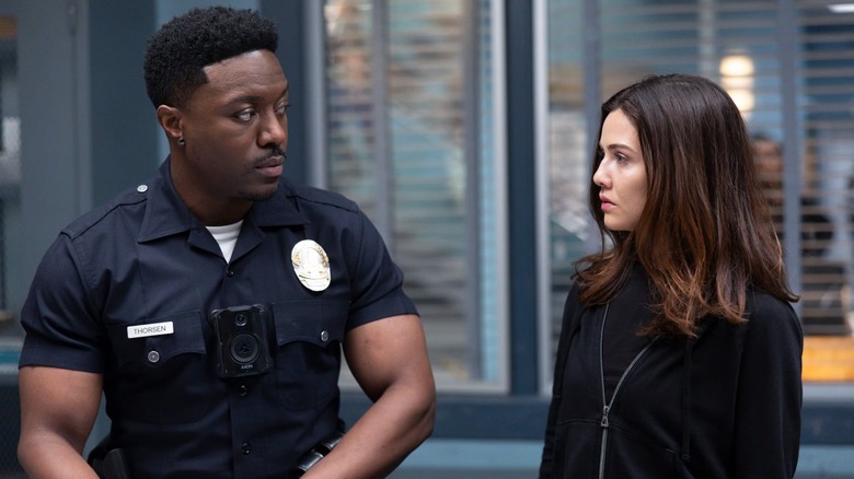 Aaron Thorsen and Blaire London have a tense dynamic in The Rookie