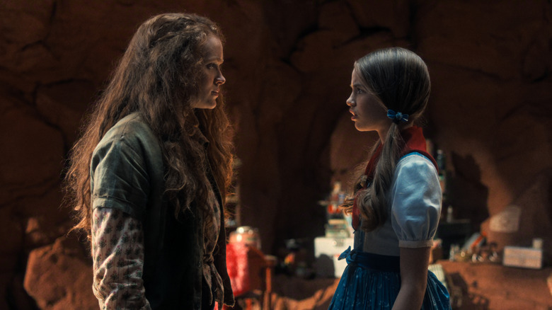 Max and Holly talking in the cave on Stranger Things 5