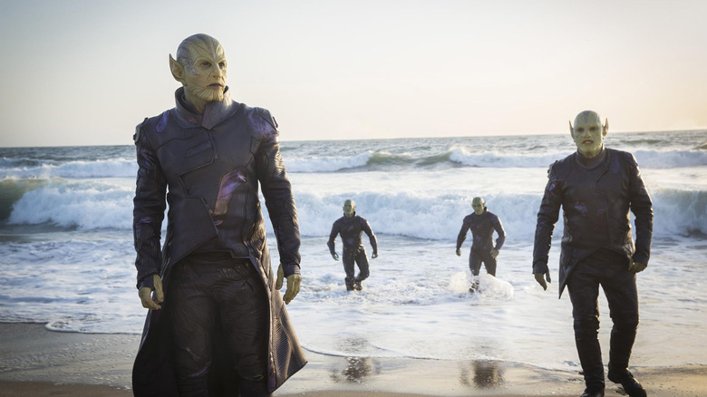 A Skrull invasion comes ashore in Captain Marvel