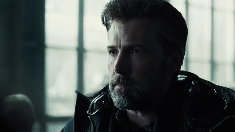 Batfleck looking wary in Justice League