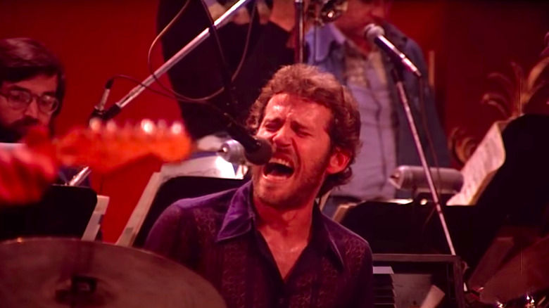 Levon Helm performing in "The Last Waltz"