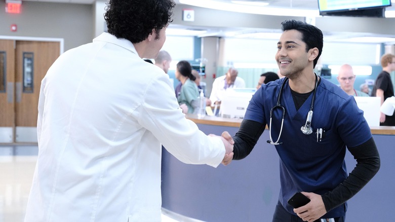 The Resident handshake 