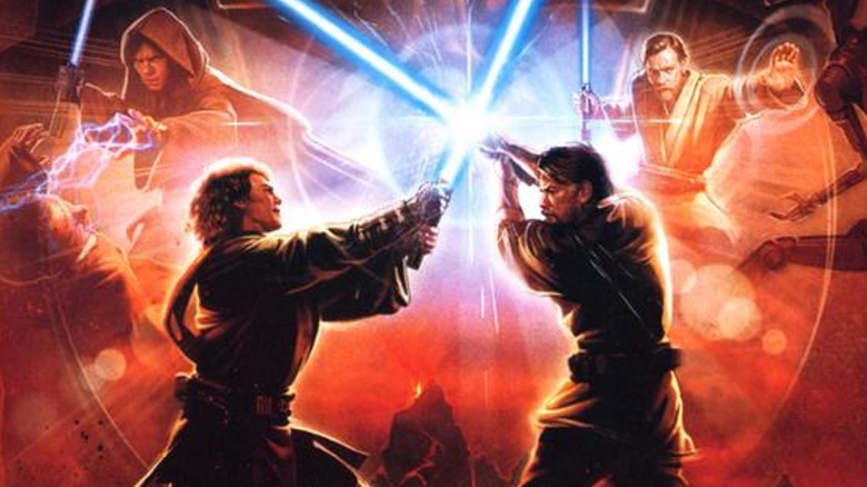 Revenge of the Sith video game cover art 