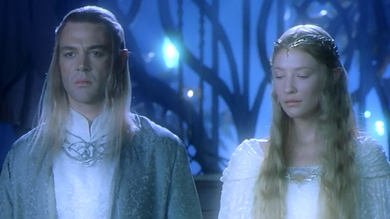 Marton Csokas and Cate Blanchett in The Lord of the Rings trilogy 