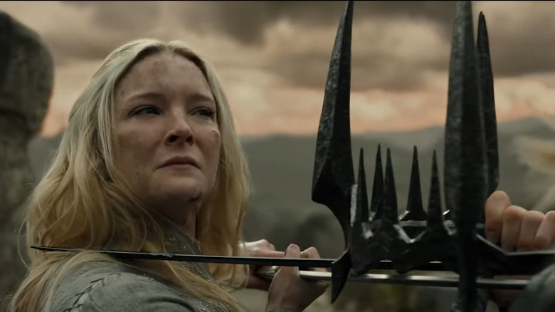 Galadriel se enfrenta a Sauron, Los Anillos de Poder