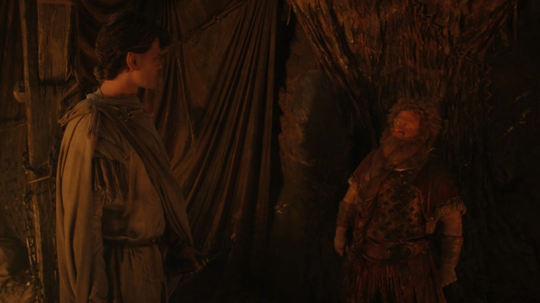 Robert Aramayo and Owain Arthur in The Lord of the Rings: The Rings of Power episode 4