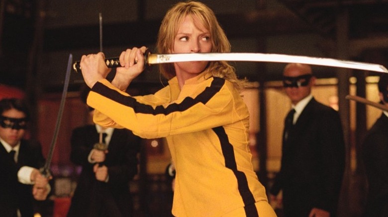 Kill Bill Uma holding sword