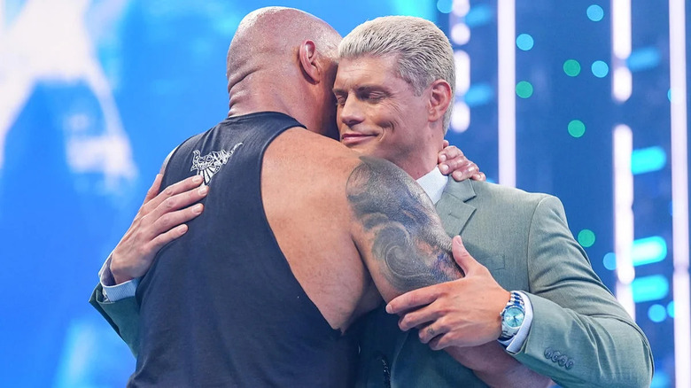 The Rock, Cody Rhodes, WWE