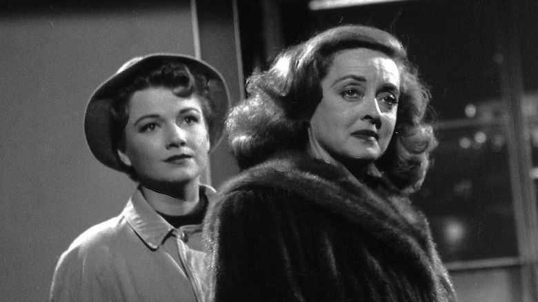 Eve Harrington (Anne Baxter) and Margo Channing (Bette Davis) in All About Eve