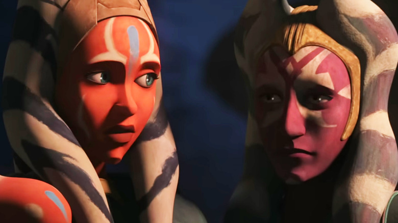 Ahsoka's parents sad Star Wars: Tales of the Jedi