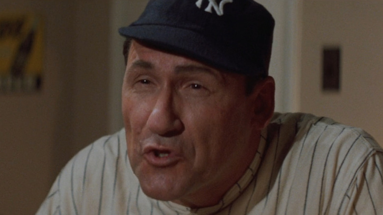 Babe Ruth (Art LaFleur) giving advice to Benny in The Sandlot