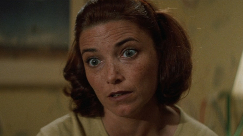 Mom (Karen Allen) having heart-to-heart with Scotty in The Sandlot