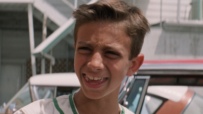 Yeah-Yeah (Marty York) makes a face in The Sandlot