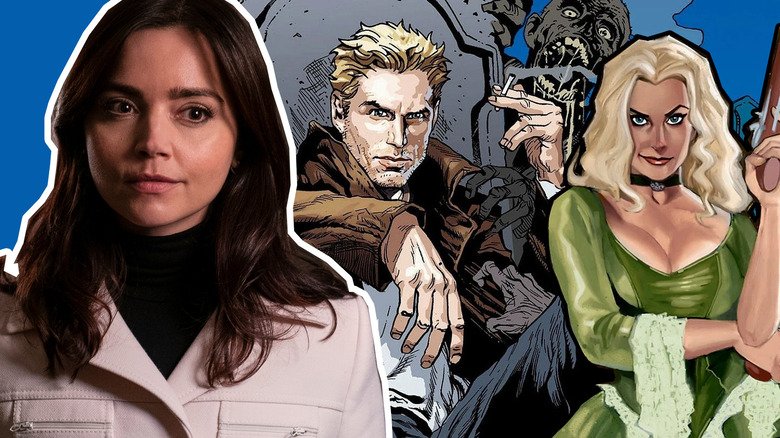 Still from The Sandman/Art from Hellblazer and Lady Constantine