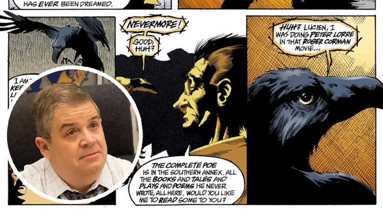 Still from AP Bio/Panel from The Sandman
