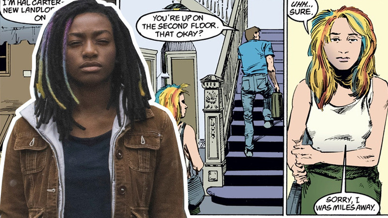 Still from The Sandman/Panel from The Sandman