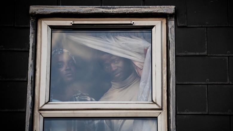 netflix his house Wunmi Mosaku as Rial and Sope Dirisu as Bol