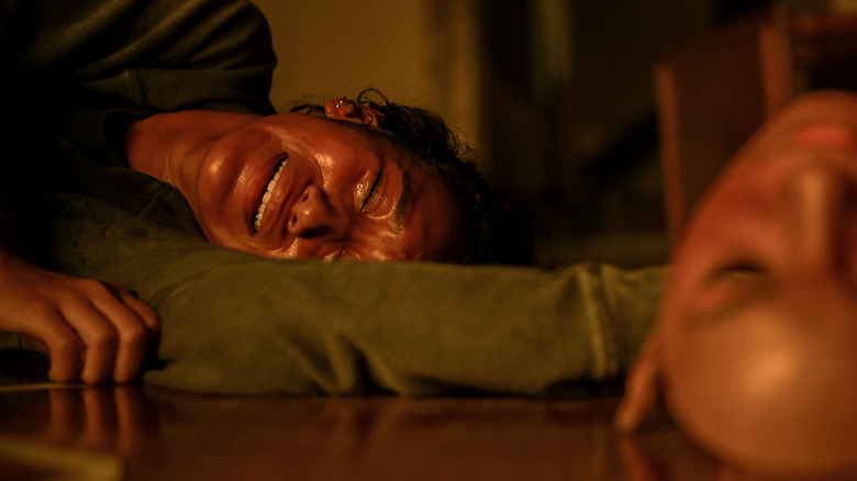 SYDNEY PARK as MAKANI YOUNG crying in THERE'S SOMEONE INSIDE YOUR HOUSE