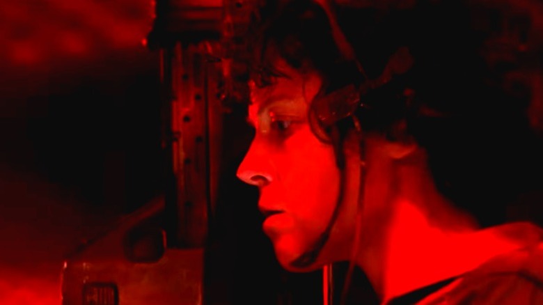 Ripley wearing a headset