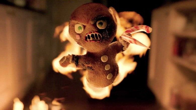 Gingerbread man attacks! 