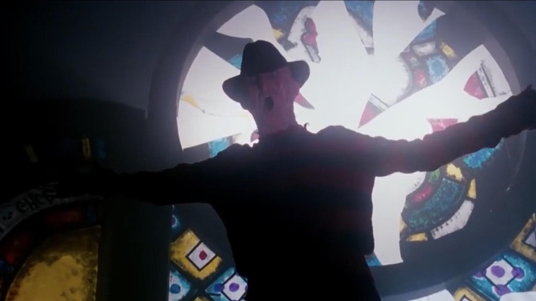 Freddy yelling A Nightmare on Elm Street 5