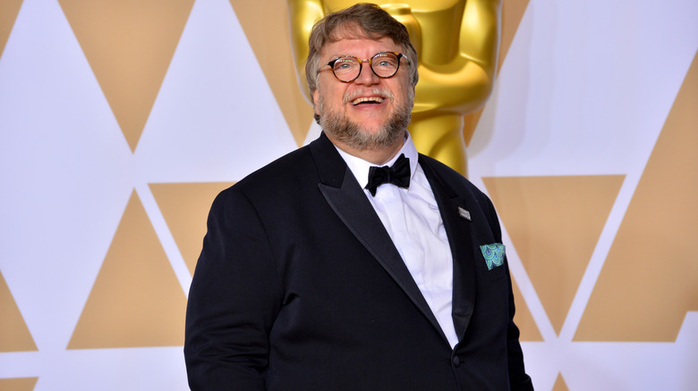 Guillermo del Toro on red carpet at Oscars