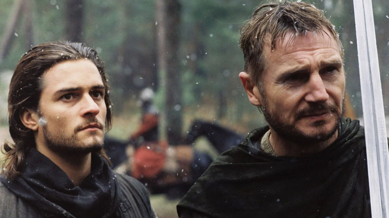 Orlando Bloom and Liam Neeson in Kingdom of Heaven