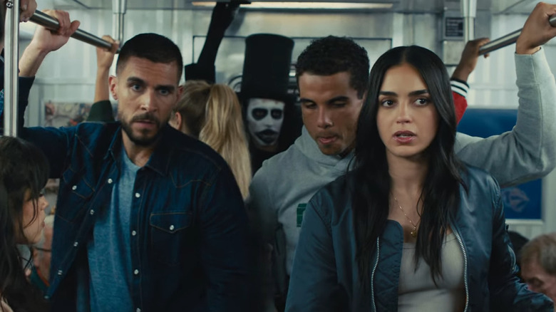 Josh Segarra and Melissa Barrera in Scream VI